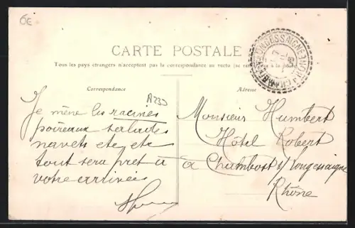 AK Lentilly, Château de Mercruy, vue d`ensemble