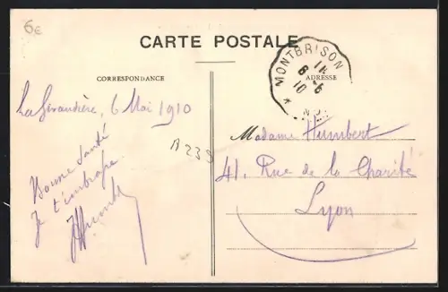 AK La Giraudière /Rhône, Vue générale