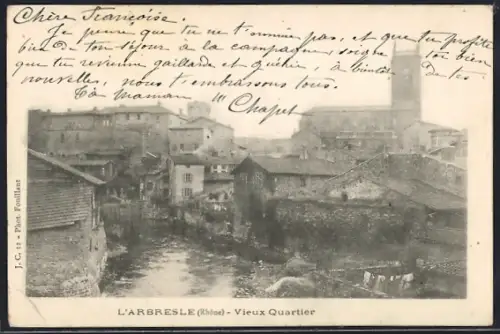 AK L`Arbresle /Rhône, Vieux Quartier