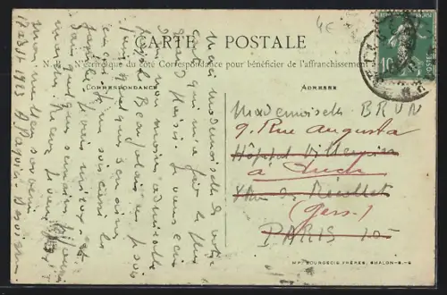 AK St-Lager, Le Marquisa, vue du manoir entouré d`arbres