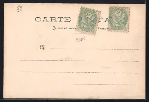 AK Anse /Rhône, Château de Bassieux avec ses tours majestueuses et parc verdoyant