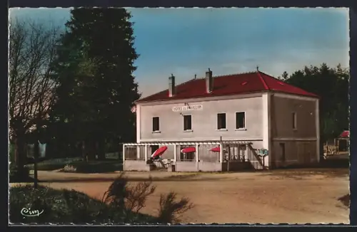 AK Cours /Rhône, Hôtel du Pavillon entouré de forêt