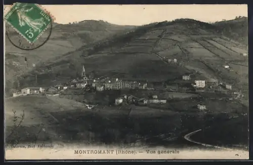 AK Montromant /Rhône, Vue générale