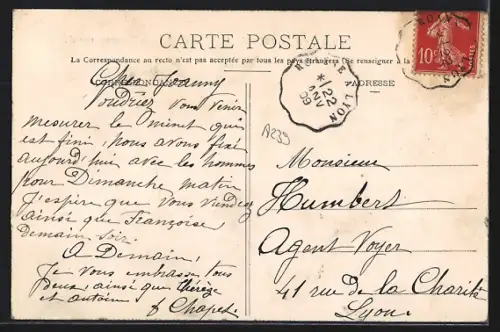 AK Lentilly /Rhône, Château de Mercruy, vue d`ensemble