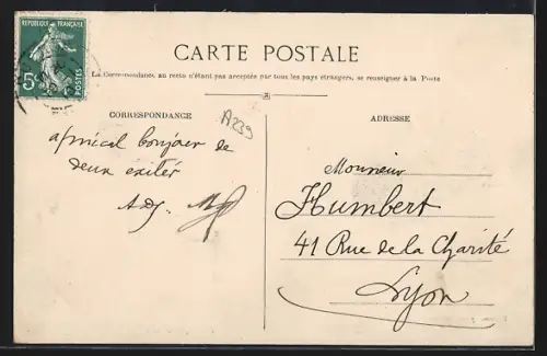 AK Sainte-Foy-l`Argentière, Vue générale du village et des collines environnantes