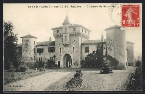 AK St-Symphorien-sur-Coise /Rhône, Château de Saconay