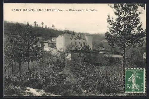 AK Saint-Martin-en-Haut /Rhône, Château de la Batie