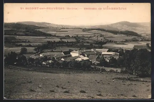 AK St Bonnet-des-Bruyères /Rhône, Hameau de Villemartin