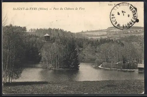 AK St-Igny-de-Vers /Rhône, Parc du Château de Vers
