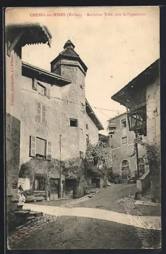 AK Chessy-les-Mines /Rhône, Ancienne tour, dite le Pigeonnier