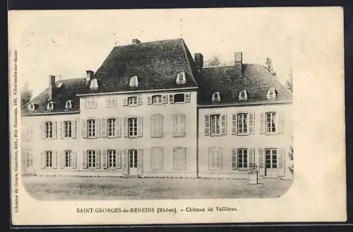 AK Saint-Georges-de-Reneins /Rhône, Château de Vallières