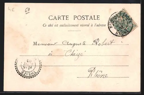 AK Villevert-Neuville, Vue générale