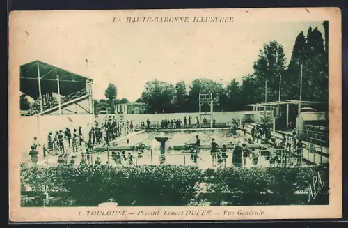 AK Toulouse, Piscine Ernest Dufer, Vue Générale