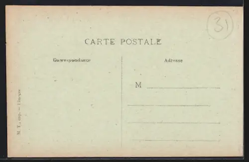 AK Luchon, Statue d`Étigny et Buvette du Pré