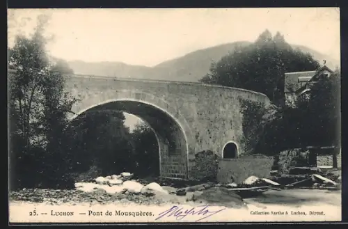 AK Luchon, Pont de Mousquères