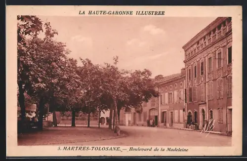 AK Martres-Tolosane, Boulevard de la Madeleine