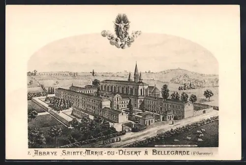 AK Bellegarde /Hte Garonne, Abbaye Sainte-Marie-du-Désert