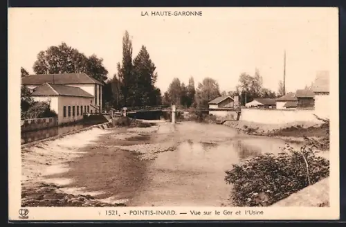 AK Pointis-Inard, Vue sur le Ger et l`Usine