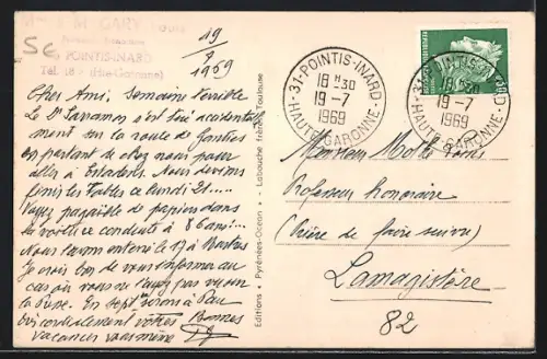 AK Pointis-Inard, Vue sur le Ger et l`Usine