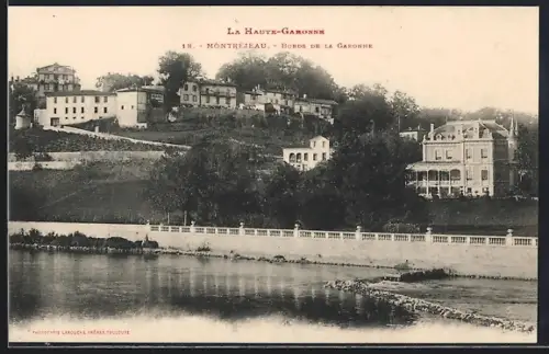 AK Montréjeau /Haute-Garonne, Bords de la Garonne