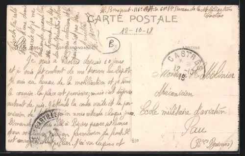 AK Sorèze, École de Sorèze, Cour d`Entrée