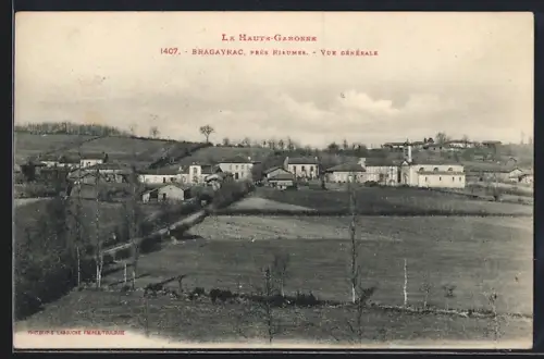 AK Bragayrac /Haute-Garonne, Près Rieumes, Vue générale