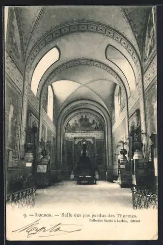 AK Luchon, Salle des pas perdus des Thermes