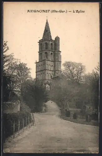 AK Avignonet /Hte-Gar., L`Église