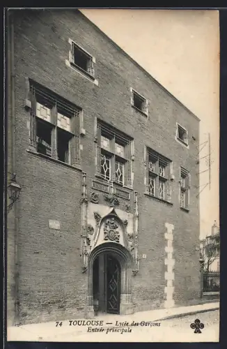 AK Toulouse, Lycée des Garcons, Entrée principale