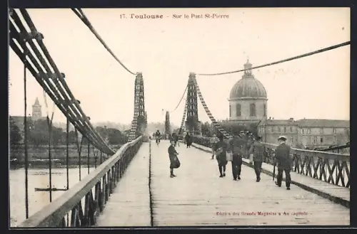 AK Toulouse, Sur le Pont St-Pierre