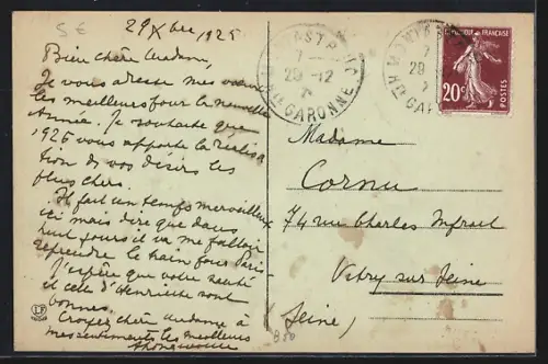 AK Montastruc-la-Conseillère, Vue prise de Tiffaut