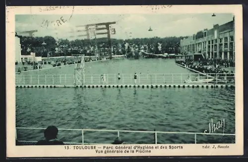 AK Toulouse, Parc Général d`Hygiène et des Sports, Vue générale de la Piscine