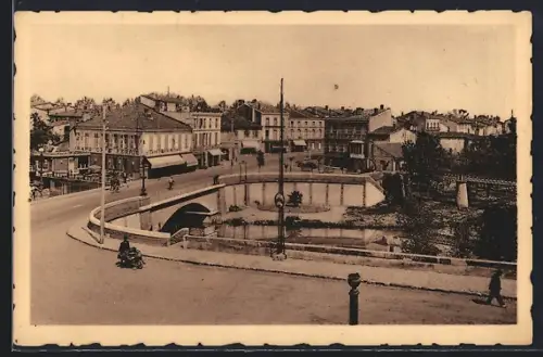 AK Muret, Faubourg Saint-Germier, Avenue de Toulouse, Pont sur la Louge