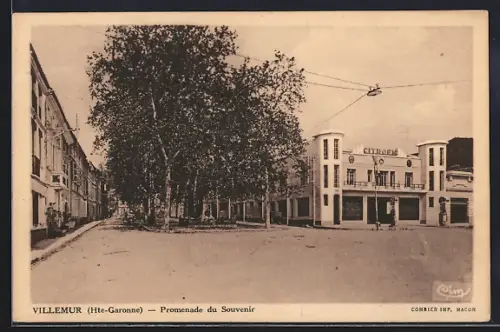 AK Villemur /Hte-Garonne, Promenade du Souvenir