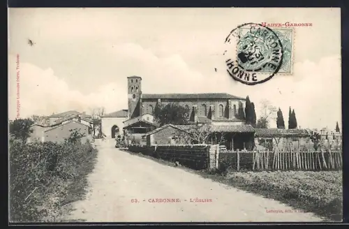 AK Carbonne /Haute-Garonne, L`Église