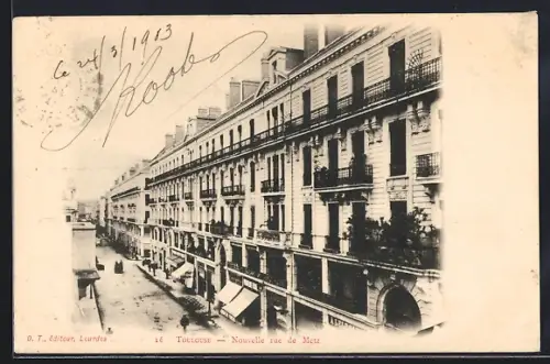 AK Toulouse, Nouvelle rue de Metz