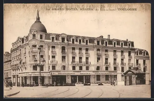 AK Toulouse, Le Grand Hôtel Regina près de la gare