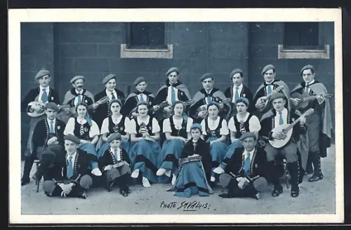 AK Saint-Gaudens, Le Groupe Folklorique des Troubadours du Comminges