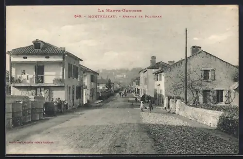 AK Montréjeau, Avenue de Polignan