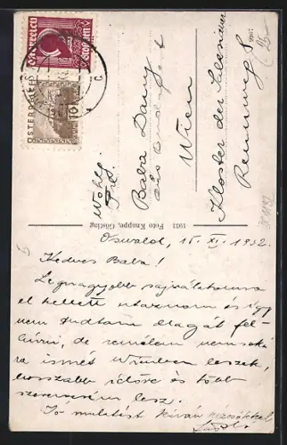 AK St. Oswald bei Plankenwarth, Johann Trummer`s Gasthof mit Sitzgarten, Totalansicht