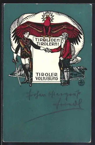 AK Tiroler Volksbund, Tirol den Tirolern, Adler