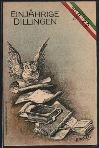 AK Dillingen / Donau, Absolvia der Einjährigen 1920