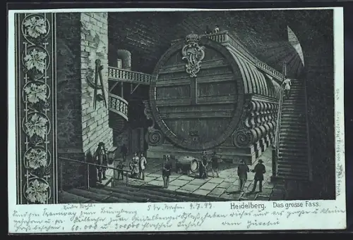 Lithographie Heidelberg, Das grosse Fass