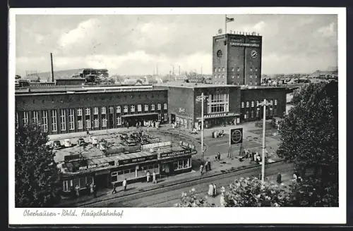 AK Oberhausen /Rhld., Hauptbahnhof