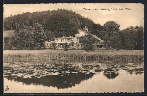AK Stuer / Plauer See, Gasthaus Schweigt mir von Rom