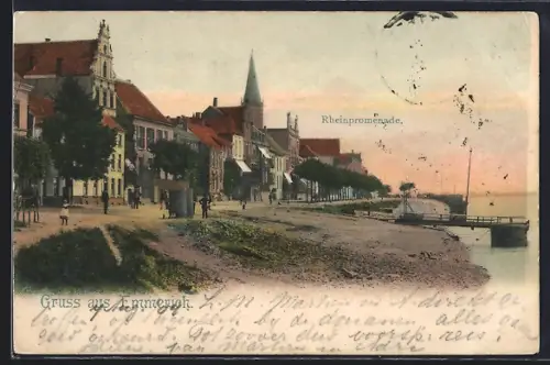 AK Emmerich, Rheinpromenade