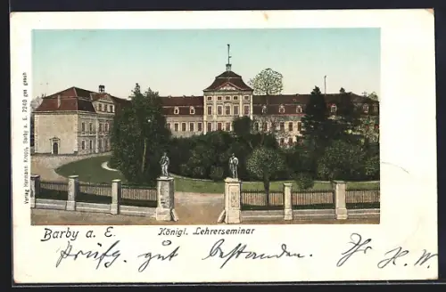 AK Barby, Königliches Lehrerseminar