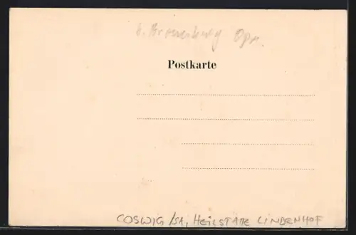 AK Coswig /Sa., Heilstätte Lindenhof