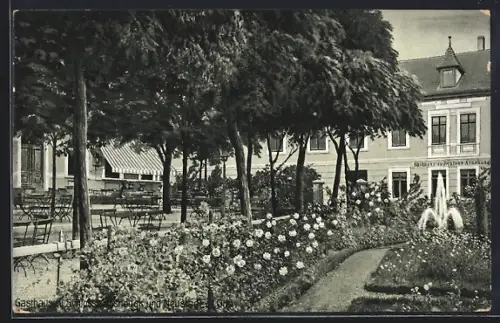 AK Neustadt / Orla, Gasthaus Schloss Arnshaugk