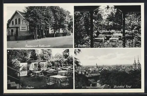 AK Bielefeld, Restaurant Tiefpunkt mit Garten, Detmolder Strasse 43